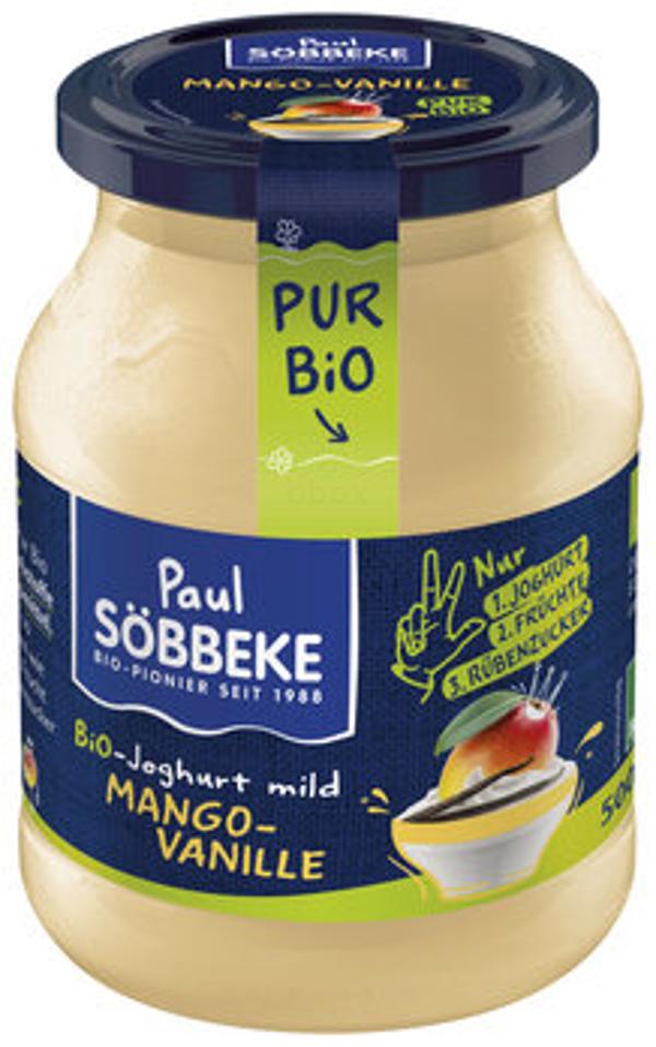 Produktfoto zu Joghurt Mango-Vanille 500gr