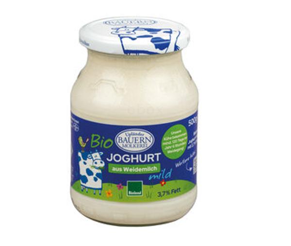 Produktfoto zu Upländer Naturjoghurt 500gr 3,7%Fett