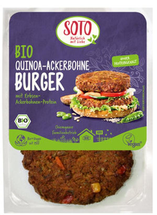 Produktfoto zu Burger Quinoa & Ackerbohne, 150g