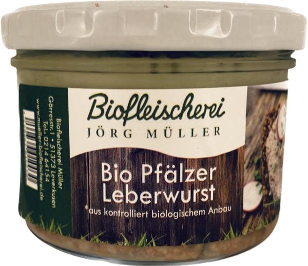 Produktfoto zu Pfälzer Leberwurst Glas 180g.