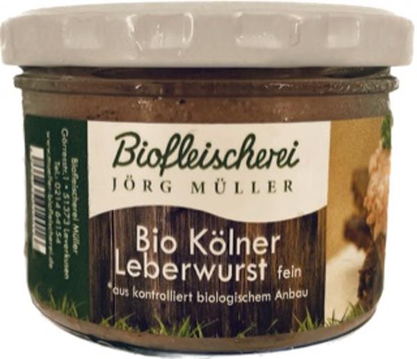 Produktfoto zu Kölner Leberwurst fein i. Glas 180g