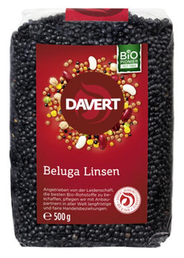 Produktfoto zu Beluga Linsen, schwarz 500g