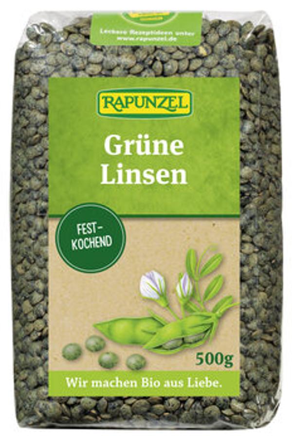 Produktfoto zu Linsen, grün 500gr