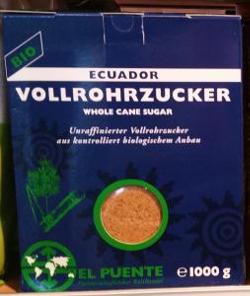 Bio Vollrohrzucker 1000g Ecuador