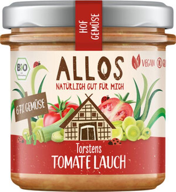 Produktfoto zu Aufstrich Allos Hofgemüse Tomate Lauch, Glas 135g