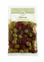 Oliven-Mix mariniert entsteint ohne Knoblauch
