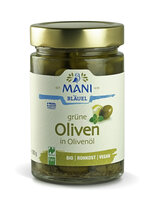 MANI Grüne Oliven in Olivenöl, bio NL Fair