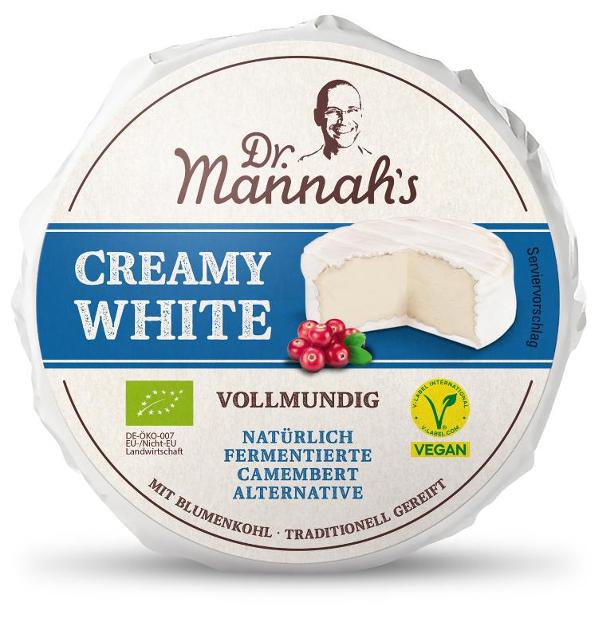 Produktfoto zu Creamy White_Veggi Camembert auf Blumenkohlbasis, 150g