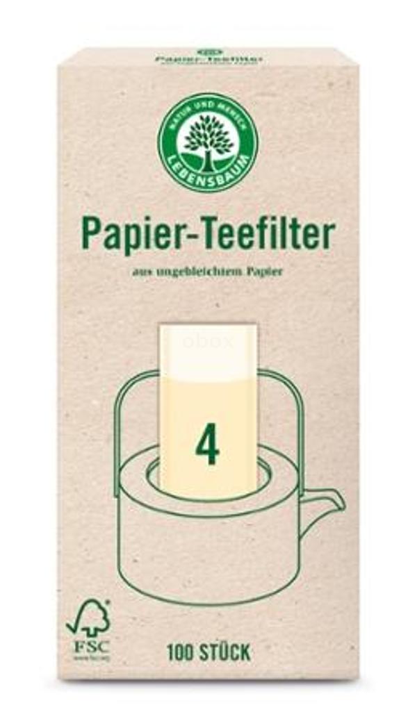 Produktfoto zu Teefilter Größe 4, Papier