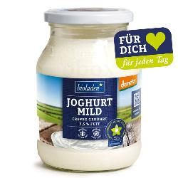 Joghurt mild Demeter 3,5%, 500g Glas
