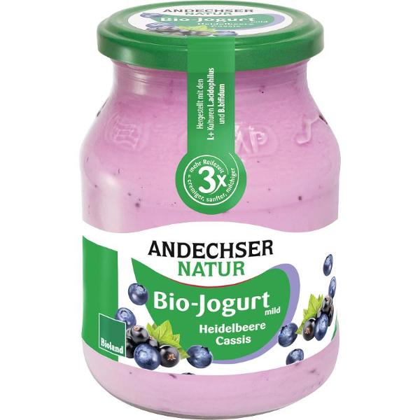 Produktfoto zu Joghurt Heidelbeere-Cassis