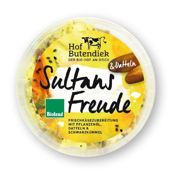 Produktfoto zu Frischkäse Sultans Freude mit Datteln