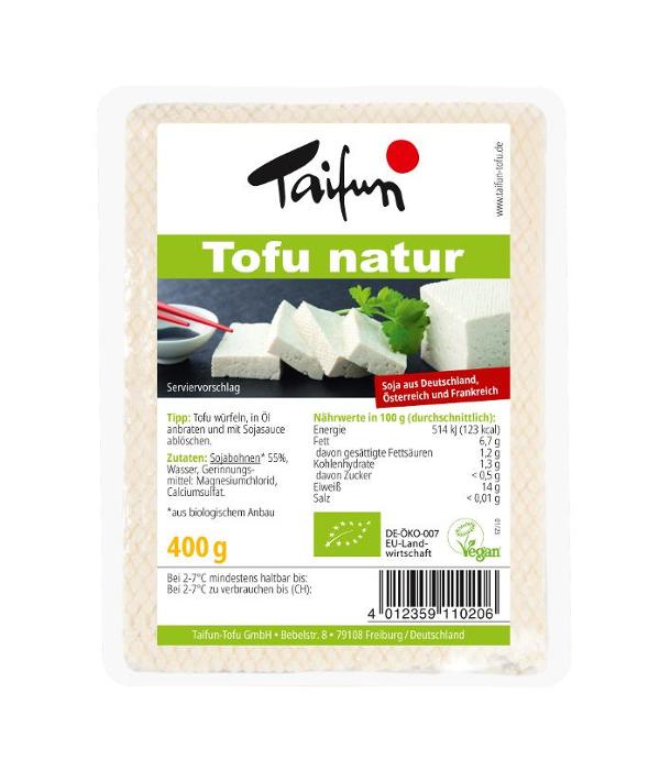Produktfoto zu Tofu natur 400g Taifun