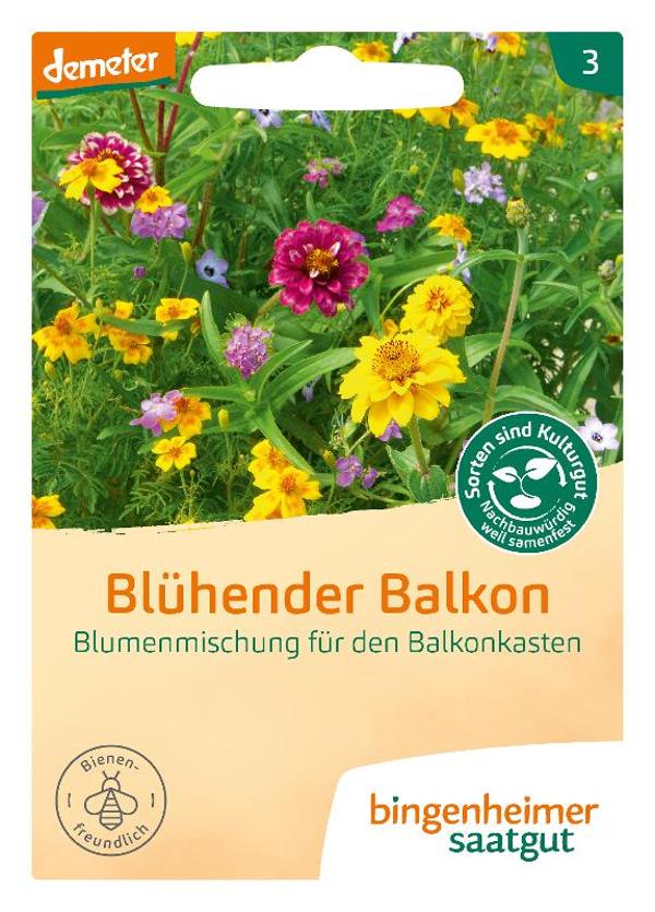 Produktfoto zu Saatgut Blumenmischung Blühender Balkon