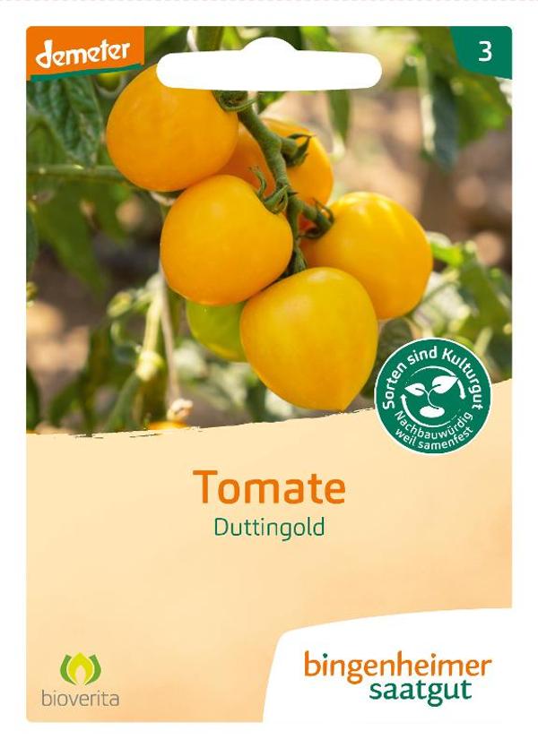 Produktfoto zu Tomate, gelb Duttingold