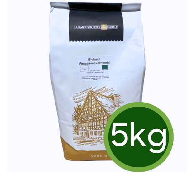 Produktfoto zu Weizenvollkornmehl 5 kg