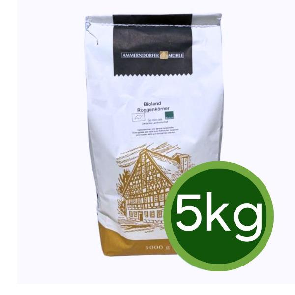 Produktfoto zu Roggen (Korn) 5 kg