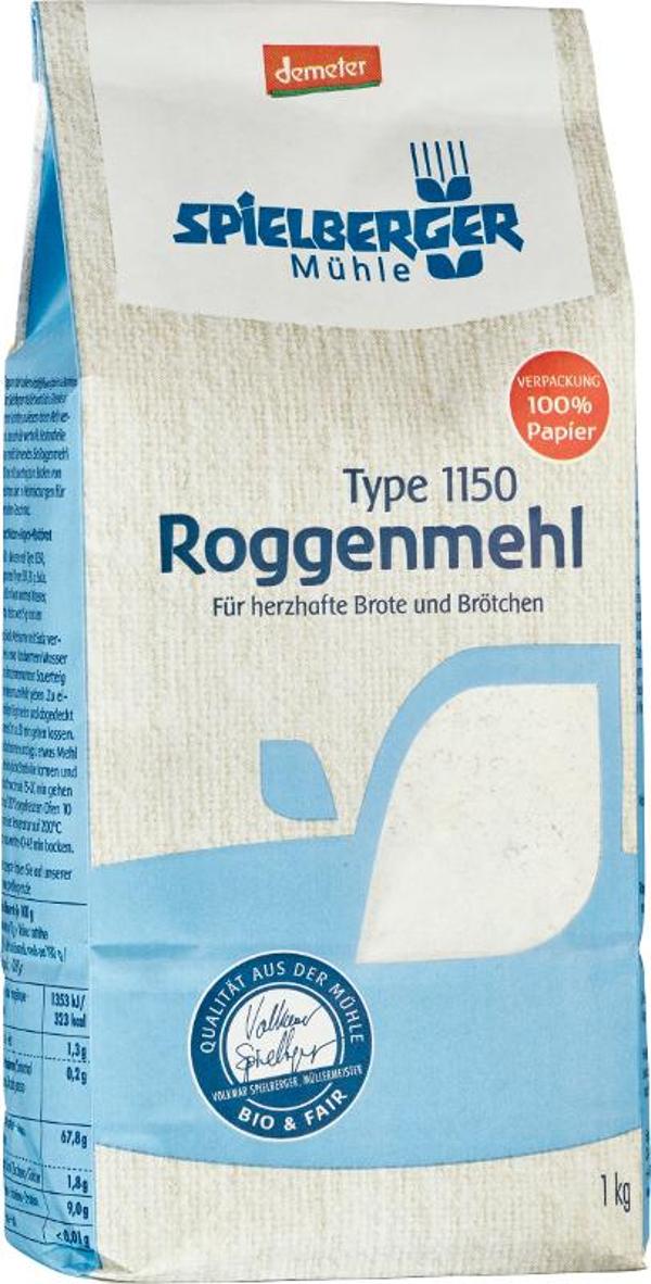 Produktfoto zu Roggenmehl 1150, 1kg