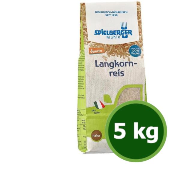 Produktfoto zu Langkorn Reis natur 5kg