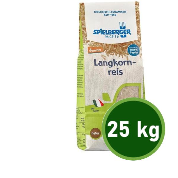 Produktfoto zu Langkorn Reis natur 25kg