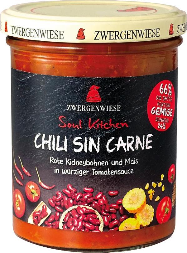 Produktfoto zu Soul Kitchen Chili sin Carne 370g