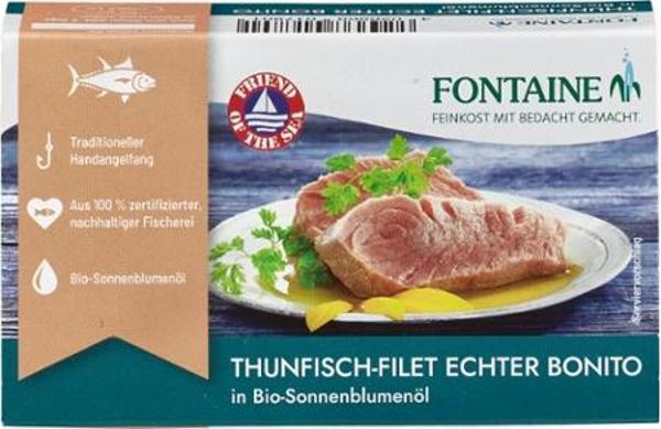Produktfoto zu Thunfisch Bonito Sonnenblumenöl 10x120g
