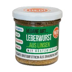 Vegane Art Leberwurst mit Röstzwiebeln 140g