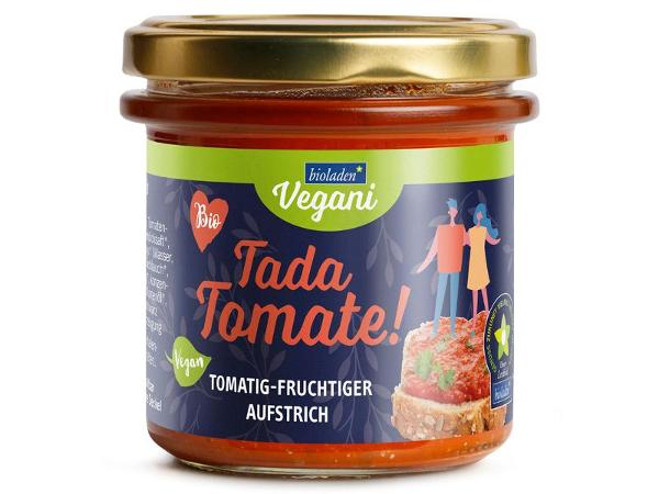 Produktfoto zu Brotaufstrich Tada Tomate 135g