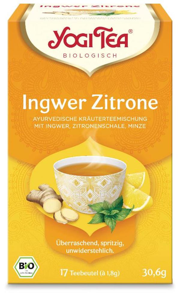 Produktfoto zu Yogi Ingwer Zitrone Tee 17 Btl
