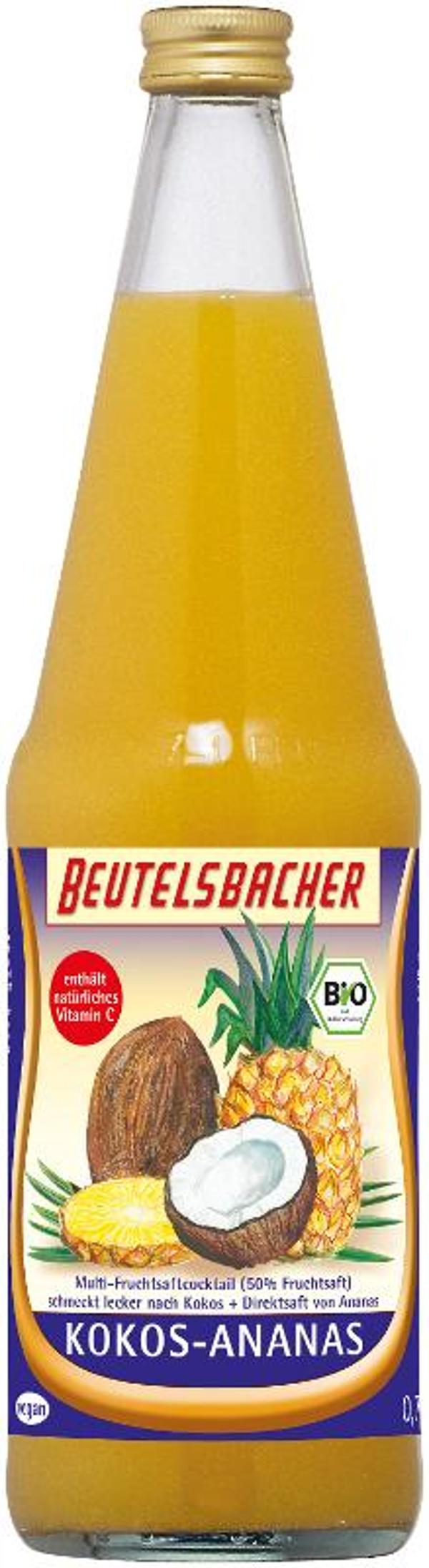 Produktfoto zu Kokos Ananas Saft von Beutelsbacher 0,7l