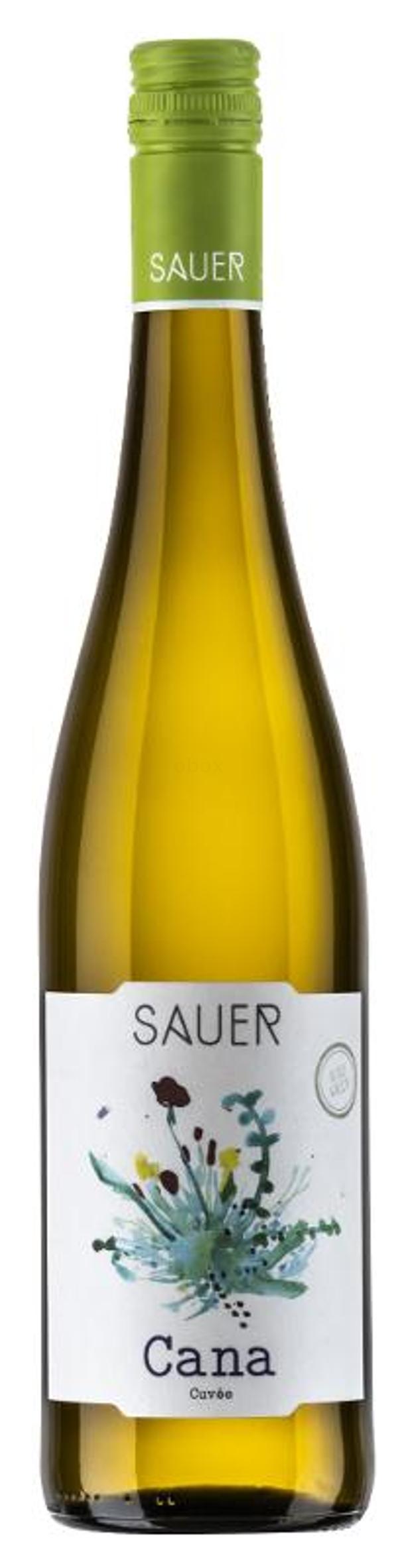 Produktfoto zu Cana Cuvée weiß, trocken, Weingut Sauer, 0,75l