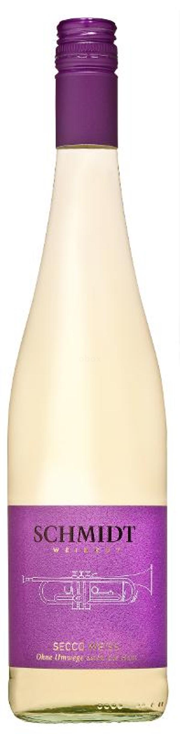 Produktfoto zu Secco weiß Weingut Schmidt, 0,75l, halbtrocken