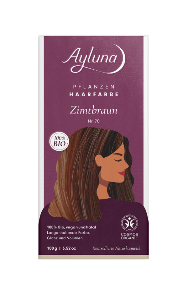 Produktfoto zu Haarfarbe Zimtbraun Ayluna