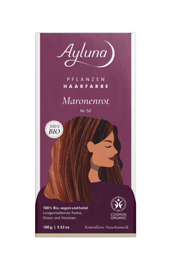 Produktfoto zu Haarfarbe Maronenrot Ayluna