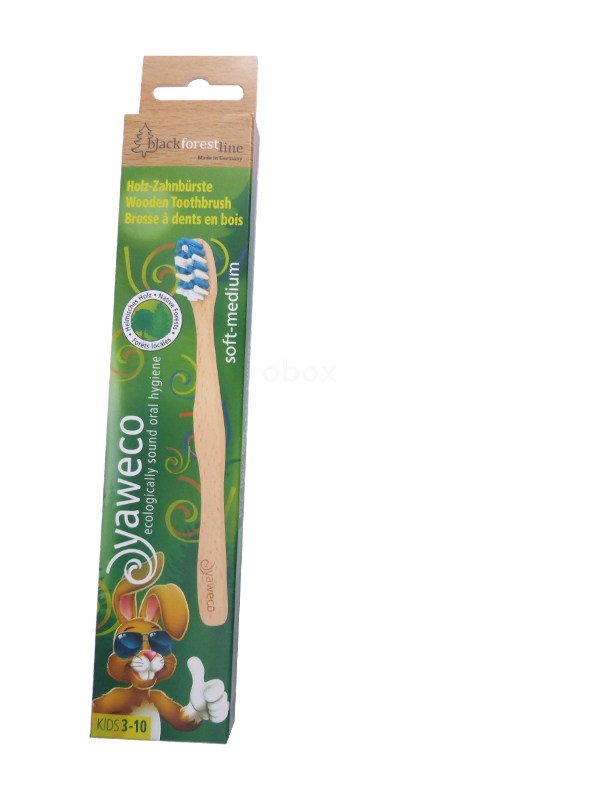 Produktfoto zu Holz-Zahnbürste für Kinder