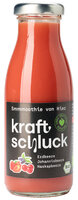 kraftschluck, roter Smoothie, ERDBEERE, JOHANNIS- & HASKAPBEERE, bio, 0,25 l