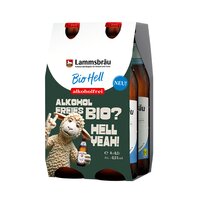 Neumarkter Lammsbräu Bio Hell alkoholfrei 4x0,5l