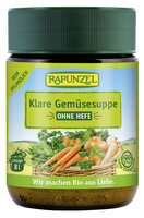 Klare Gemüsesuppe, ohne Hefe