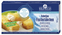 Kabeljau Fischstäbchen mit Bio-Panade