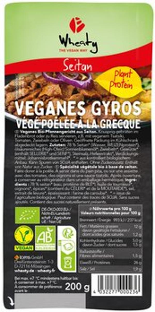 Produktfoto zu Wheaty Veganes Gyros 200g