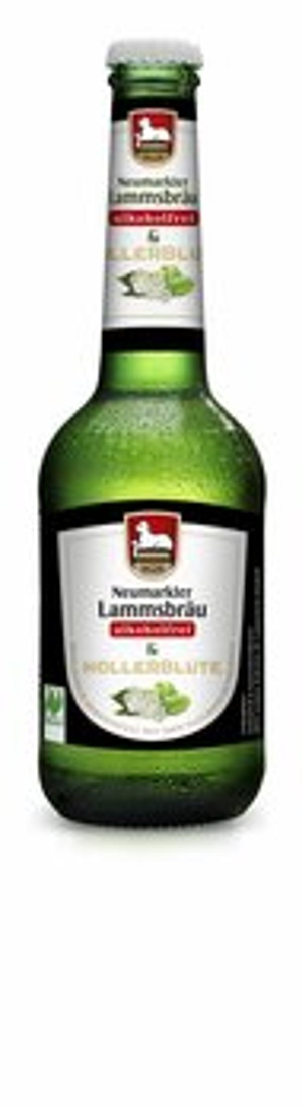 Produktfoto zu Lammsbräu alkohlfrei Hollerblüte 0,33L