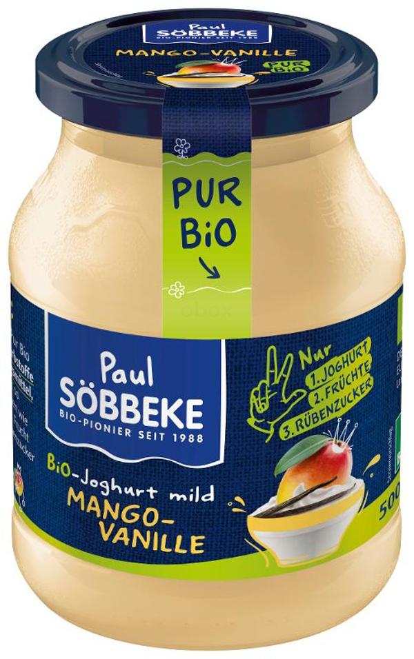 Produktfoto zu Joghurt Mango-Vanille (Söbbeke) 500g
