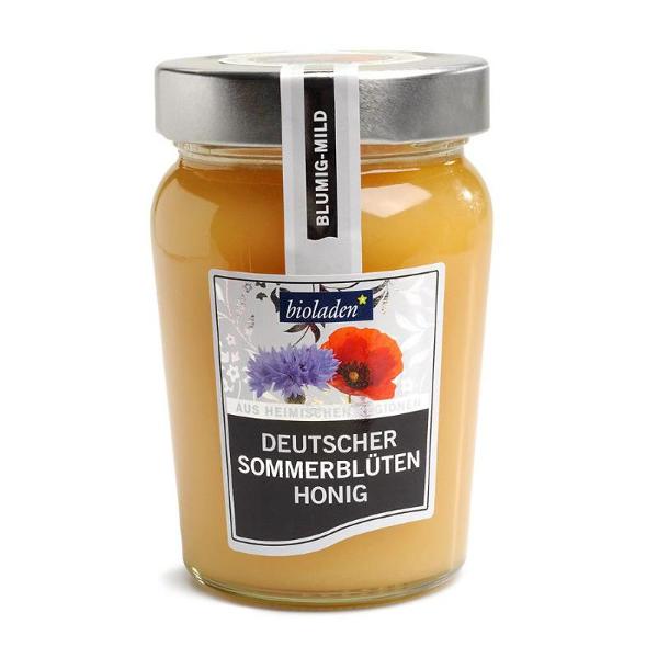 Produktfoto zu Deutscher Sommerblüten Honig 350g