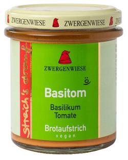 Zwergenwiese Brotaufstrich Basilikum Tomate 160g
