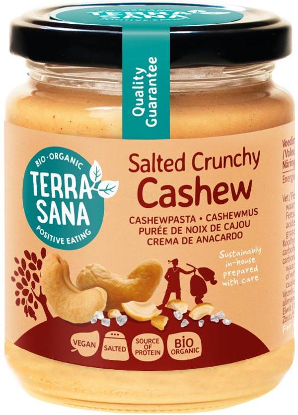 Produktfoto zu Cashewmus Crunchy mit Steinsal