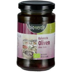 Kalamata Oliven schwarz ohne Stein im Glas 200g