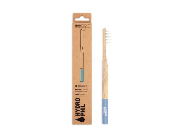 Produktfoto zu Bambus Zahnbürste mittelweich hellblau