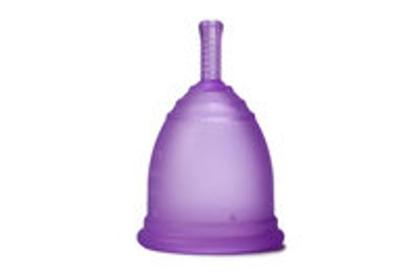 Produktfoto zu Menstruationstasse Ruby Cup mittel violett 34ml