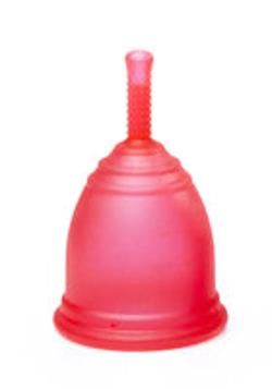 Menstruationstasse Ruby Cup klein rot 24ml