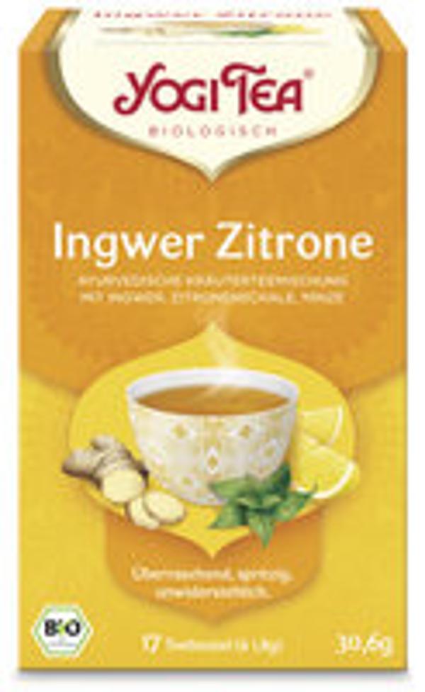 Produktfoto zu YogiTea Ingwer Zitrone in 17 Beuteln